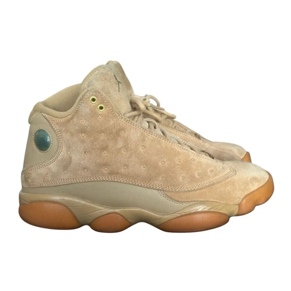 Air Jordan 13 Retro Wheat 2017 414571-705 Suede Mens Sneakers Size 9.5 Nike